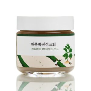 Успокаивающий крем с морской полынью  ROUND LAB Mugwort Calming Cream (80 мл) – Купити в Україні Ulitka Beauty
