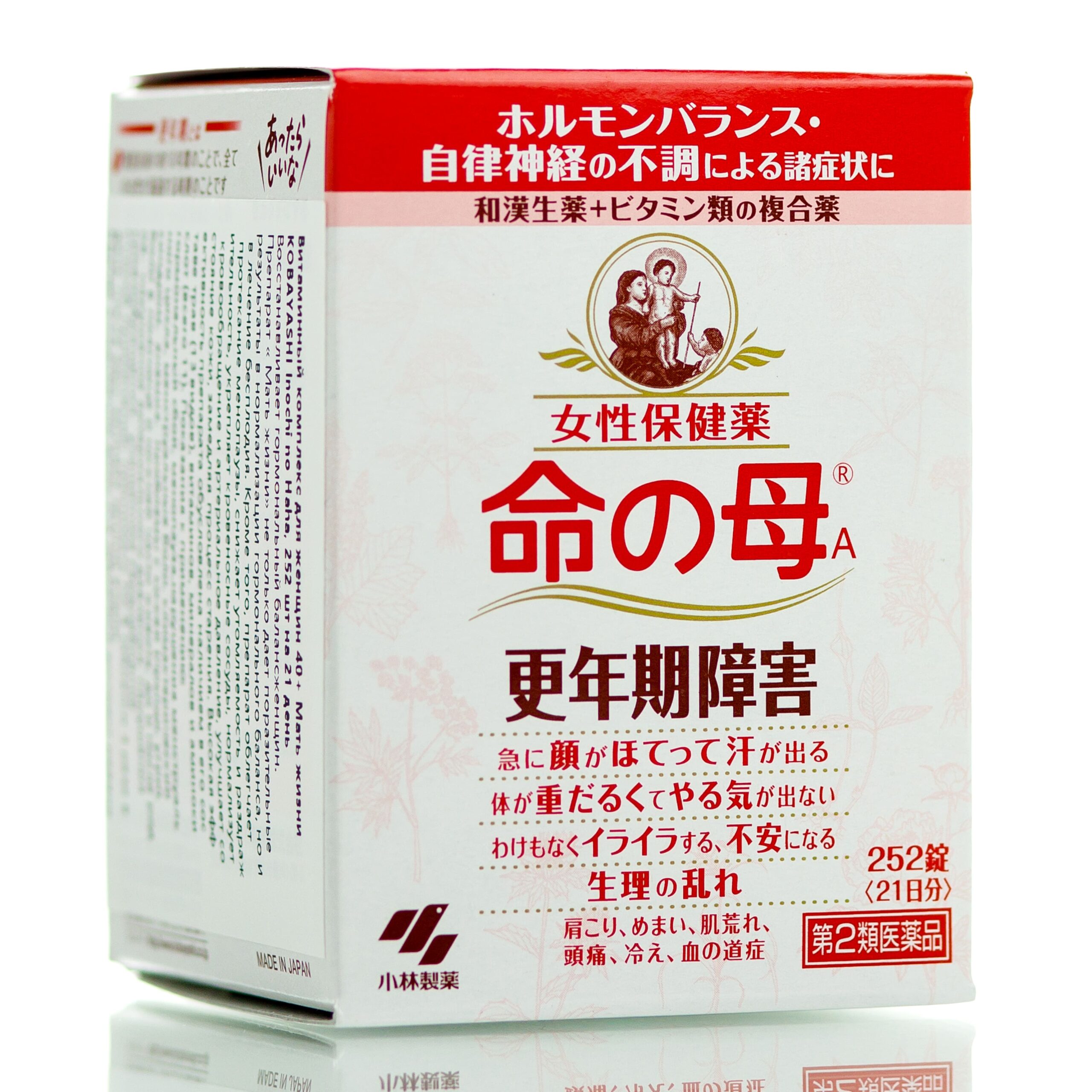 Мать жизни - комплекс в период менопаузы KOBAYASHI Inochi no Haha (252 шт - 21 дн)