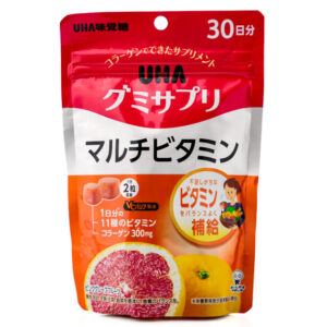 Жевательные мультивитамины со вкусом грейпфрута UHA Gummy Supplement Multivitamin  (60 шт - 30 дн) – Купити в Україні Ulitka Beauty