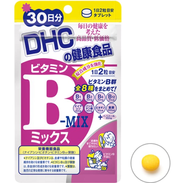 Комплекс Витаминов группы В - 1 фото галереи DHC Vitamin B mix (60 шт - 30 дн) - 1 фото галереи