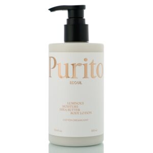 Увлажняющий лосьон для тела с маслом ши  Purito Seoul Luminus Moisture Shea Butter Body Lotion Cotton Dreamlight (300 мл) – Купити в Україні Ulitka Beauty