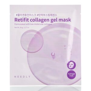 Гидрогелевая маска с коллагеном и ретинолом Needly Retifit Collagen Gel Mask (1 шт - 36 гр) – Купити в Україні Ulitka Beauty