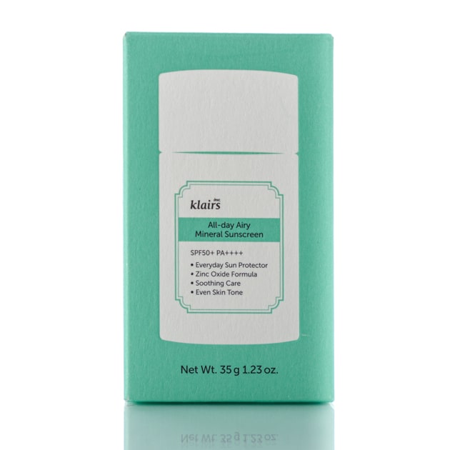 Солнцезащитный крем для лица Dear Klairs All-day Airy Mineral Sunscreen SPF 50 PA++++ (35 мл)