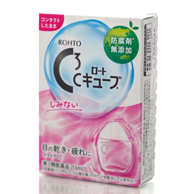 Глазные капли при ношении контактных линз ROHTO C3 Cube M (13 мл)