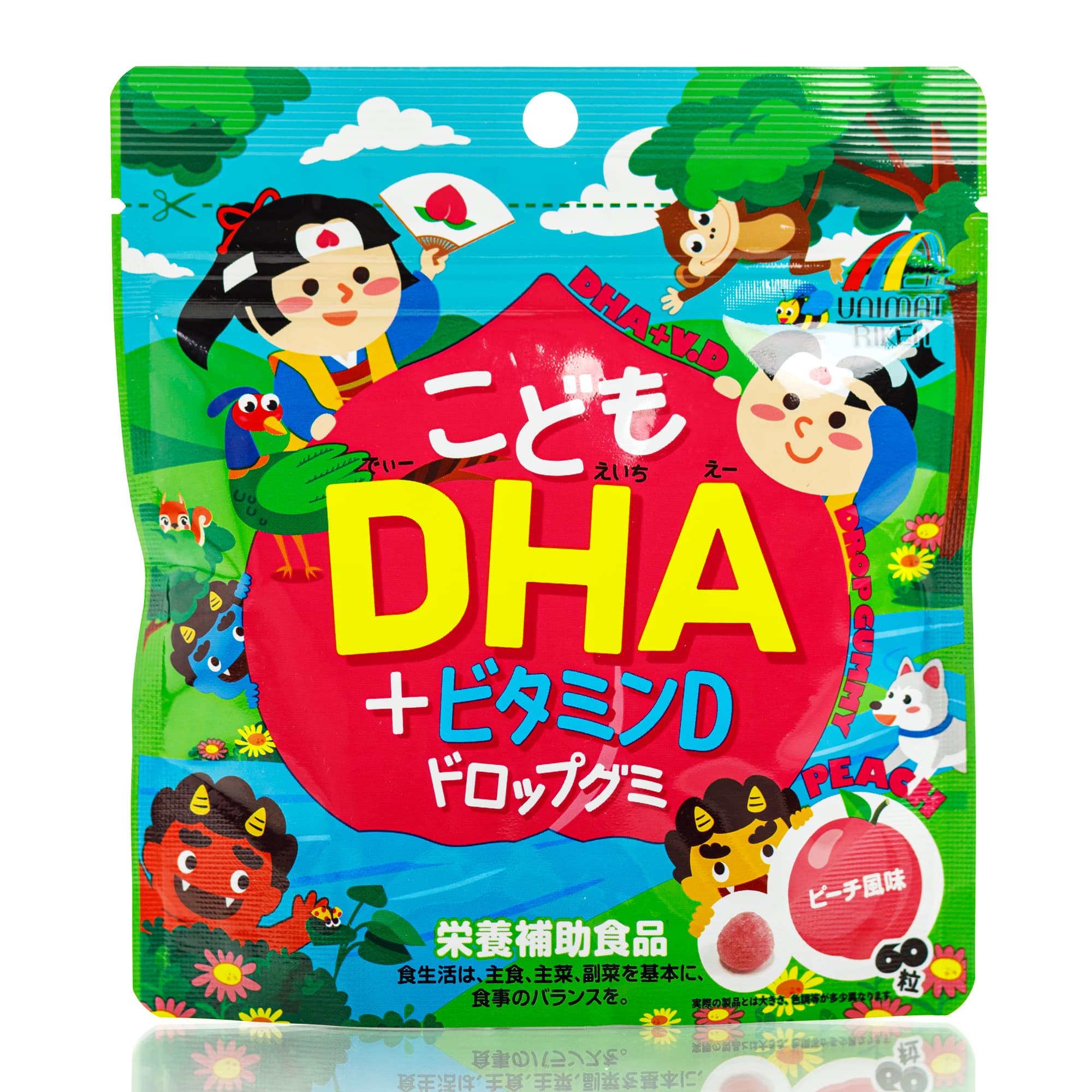 Детские витамины с DHA и витамином Д Unimat Riken Child DHA +Vitamin D (60 шт - 30 дн)