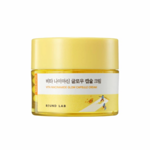 Осветляющий крем с капсулами   ROUND LAB Vita Niacinamide Glow Capsule Cream (50 мл) – Купити в Україні Ulitka Beauty