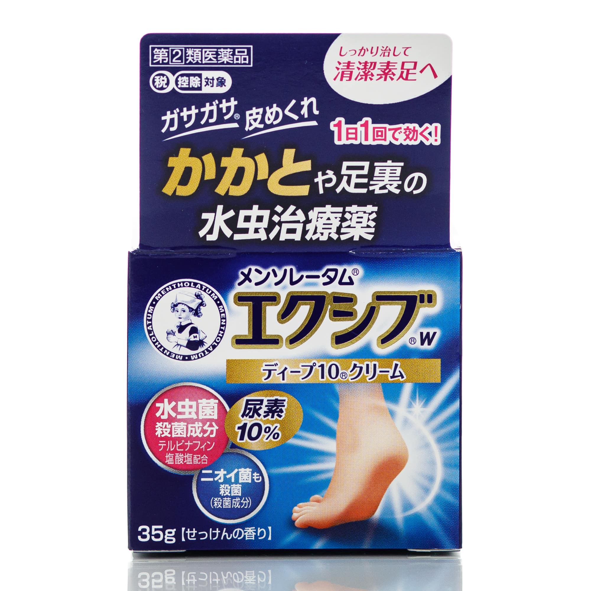 Крем для ног с противогрибковым эффектом ROHTO Mentholatum (35 гр) Крем для ног с противогрибковым эффектом ROHTO Mentholatum (35 гр)