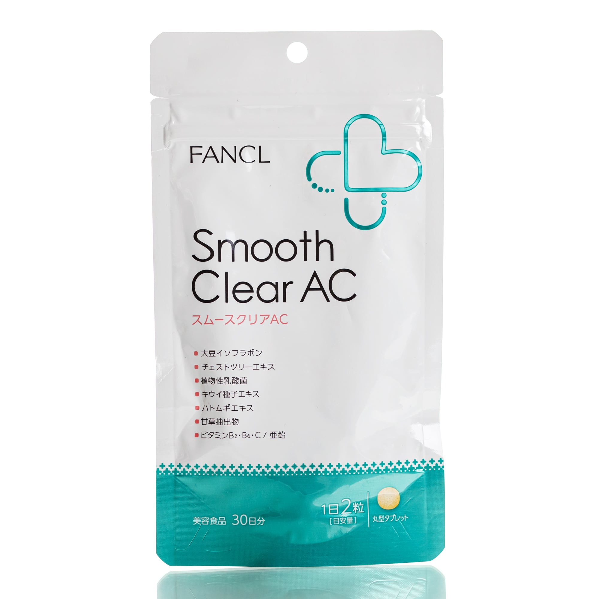 Комплекс для чистой кожи от взрослого акне Fancl Smooth Clear AC (60 шт - 30 дн)