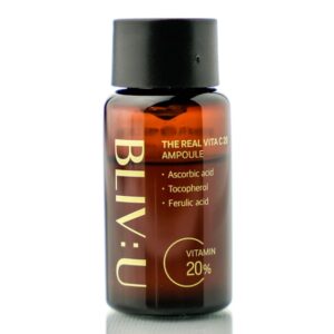 Сыворотка с чистым витамином С 20% BLIV:U The Real Vita C 20 Ampoule  (12 мл) – Купити в Україні Ulitka Beauty