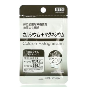 Комплекс Кальций Магний  Daiso Calcium+Magnesium (40 шт - 20 дн) – Купити в Україні Ulitka Beauty