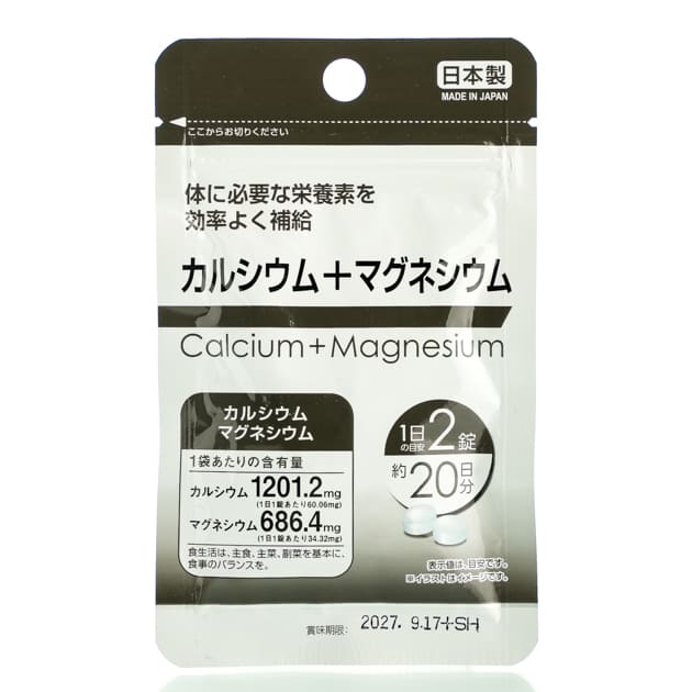 Комплекс Кальций Магний Daiso Calcium+Magnesium (40 шт - 20 дн) Комплекс Кальций Магний Daiso Calcium+Magnesium (40 шт - 20 дн)