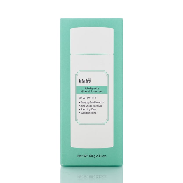 Солнцезащитный крем для лица Dear Klairs All-day Airy Mineral Sunscreen SPF 50 PA++++ (60 мл) Солнцезащитный крем для лица Dear Klairs All-day Airy Mineral Sunscreen SPF 50 PA++++ (60 мл)