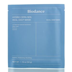 Увлажняющая гидрогелевая маска  Biodance Hydro Cera-Nol Real Deep Mask (1 шт - 34 мл) – Купити в Україні Ulitka Beauty
