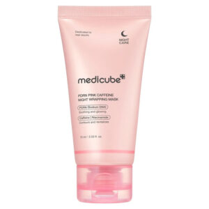 Ночная маска-пленка с полинуклеотидами и кофеином Medicube PDRN Pink Caffeine Night Wrapping Mask (75 мл) – Купити в Україні Ulitka Beauty