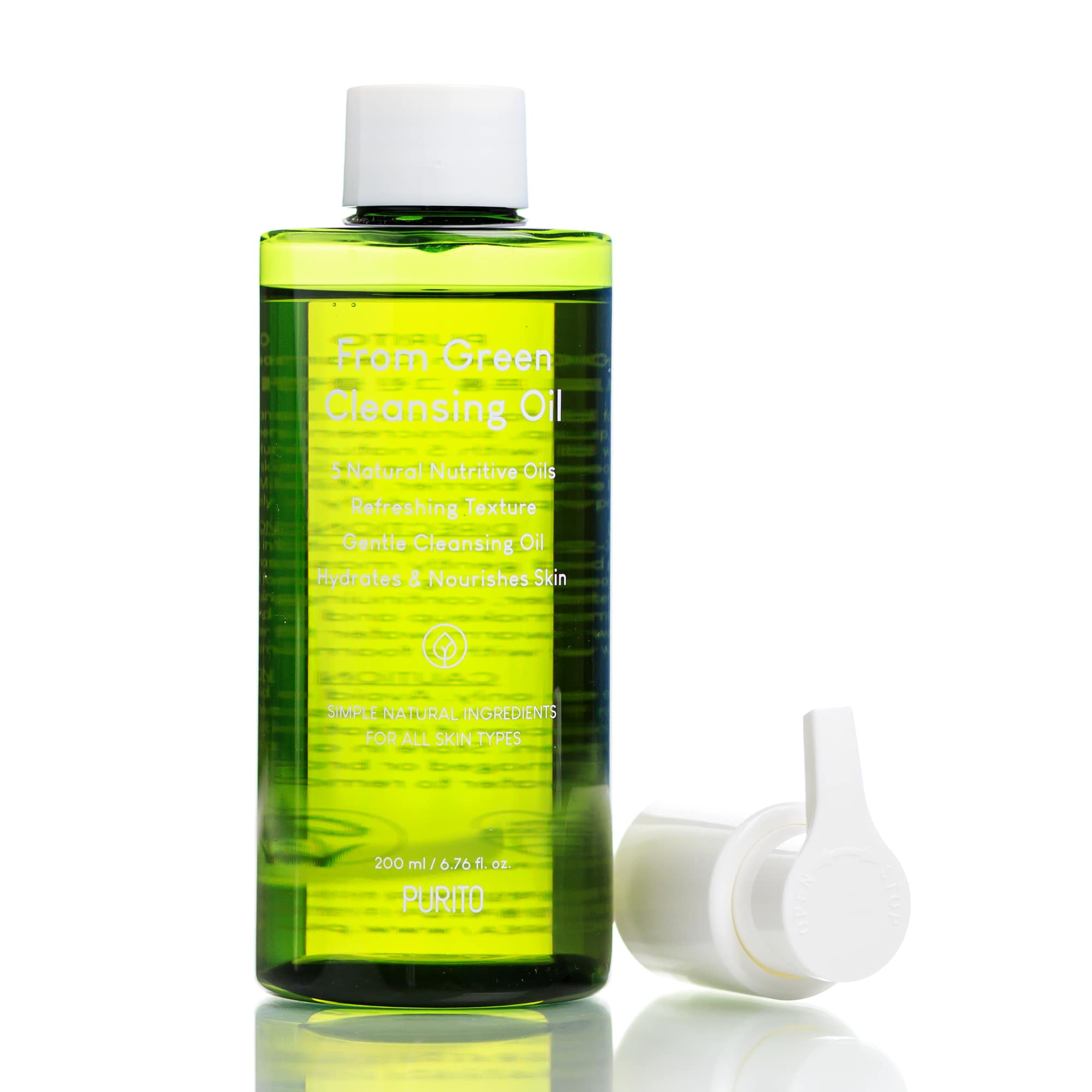 Органическое гидрофильное масло Purito From Green Cleansing Oil (200 мл)