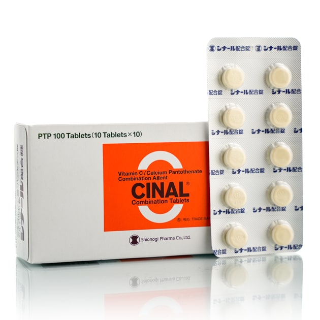 Препарат для уменьшения пигментации и отбеливания кожи (пластинка) Shionogi Pharma Cinal C (10 шт)