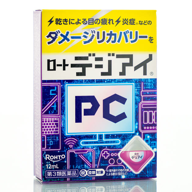 Капли для глаз при работе за компьютером Rohto PC (12 мл)