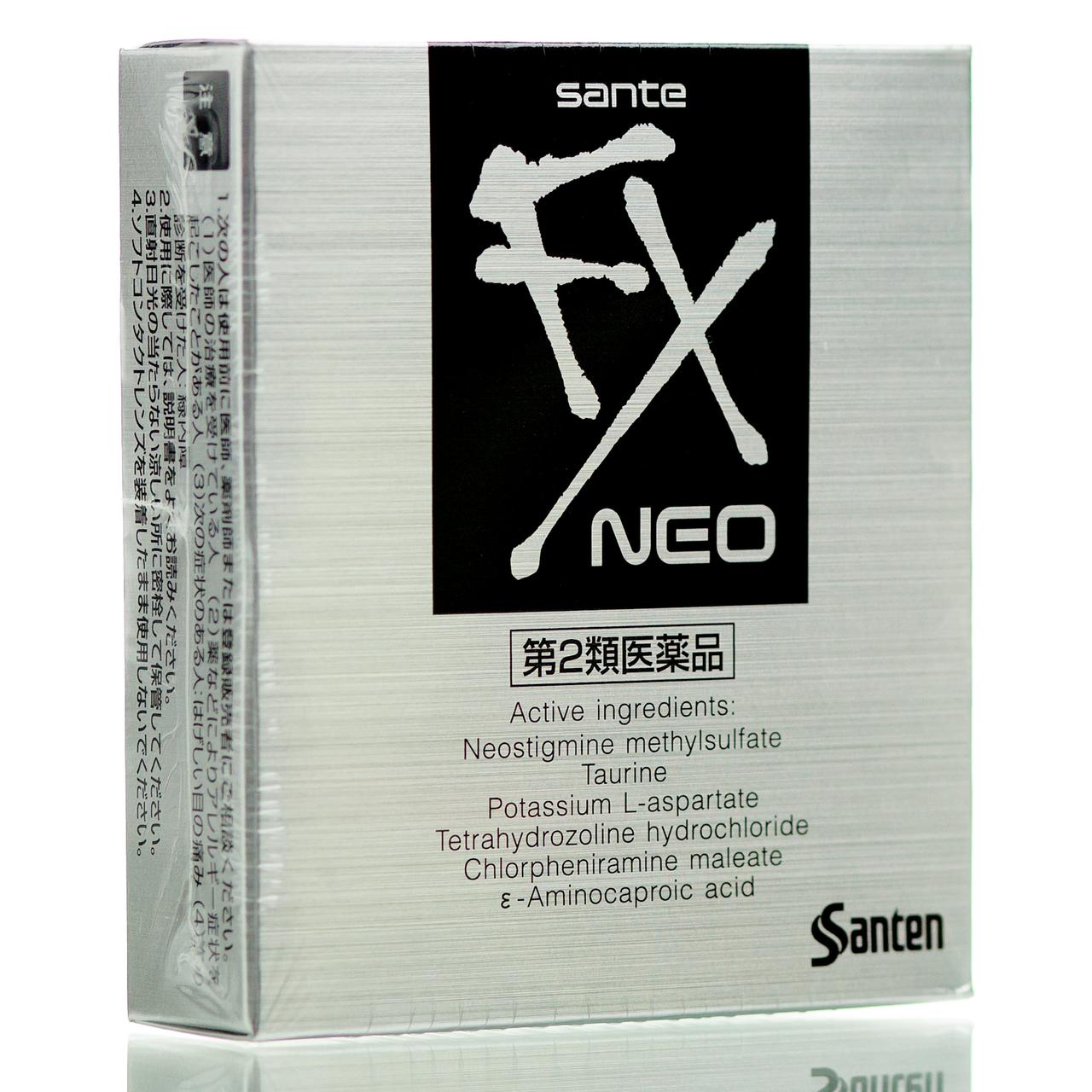 Японские питательные глазные капли с таурином SANTEN Sante FX NEO (12 мл)