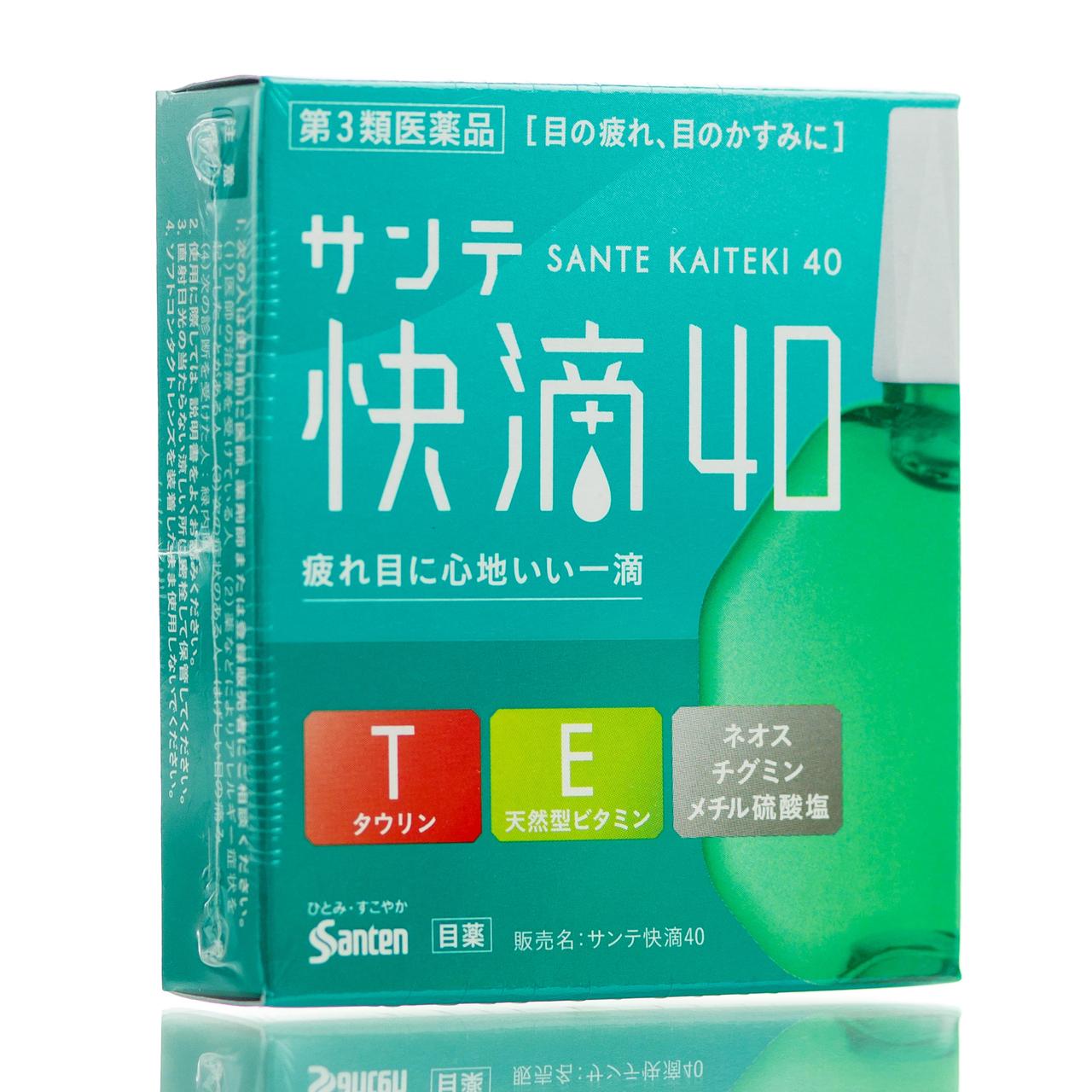Антивозрастные капли для глаз с таурином SANTE 40 KAITEKI (15 мл)