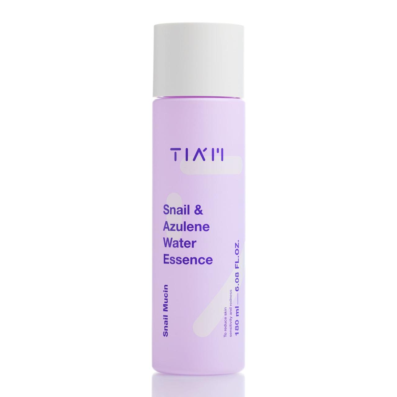 Тонер-эссенция с улиткой и азуленом Tiam Snail And Azulene Water Essence (180 мл)