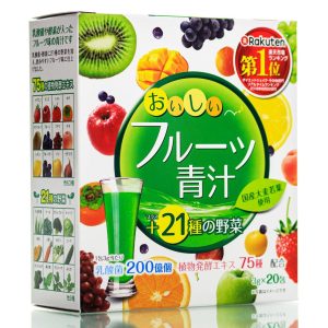 Аодзиру с ферментами с фруктовым вкусом YUWA Aojiru Fruits (20 шт) – Купити в Україні Ulitka Beauty