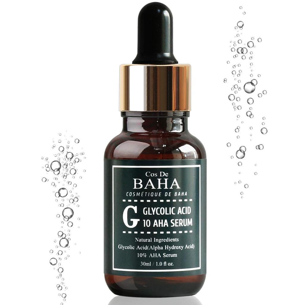 Сыворотка с гликолевой кислотой - 1 фото галереи Cos de Baha 10% Glycolic Serum Gel Peel AHA (30 мл) - 1 фото галереи