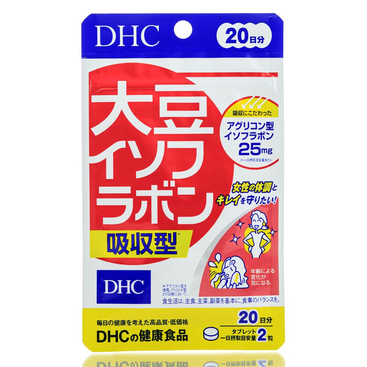 Изофлавоны сои, лактобионовая кислота, экстракт хмеля, льна DHC soy isoflavone (40 шт - 20 дн)