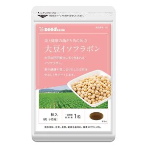 Ізофлавони сої та GABA SEEDCOMS soy isoflavone (30 шт - 30 дн) – Купити в Україні Ulitka Beauty