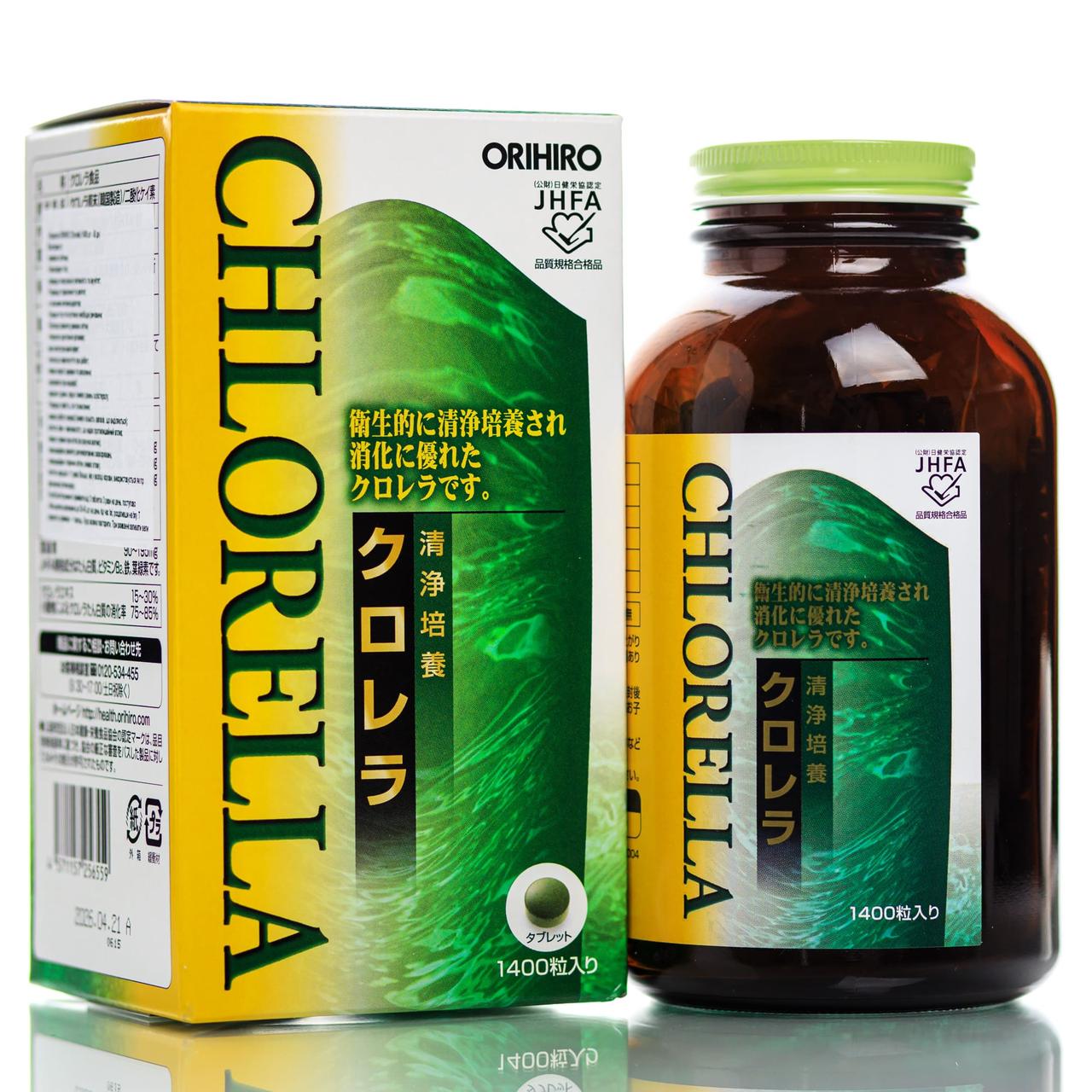 Хлорелла ORIHIRO Chlorella (1400 шт - 50 дн)