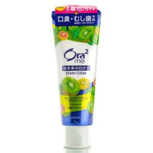 Зубная паста для придания белизны зубам SUNSTAR Ora2 From plaque with kiwi and mint flavor (130 гр) – Купити в Україні Ulitka Beauty Зубная паста для придания белизны зубам SUNSTAR Ora2 From plaque with kiwi and mint flavor (130 гр) – Купити в Україні Ulitka Beauty