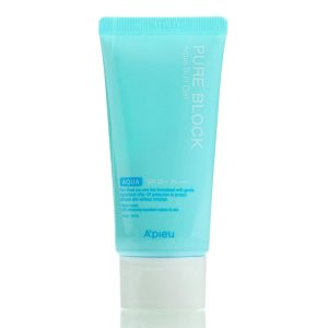 Солнцезащитный гель A'pieu Pure Block Aqua Sun Gel SPF50+/Pa+++ (50 мл) – Купити в Україні Ulitka Beauty Солнцезащитный гель A'pieu Pure Block Aqua Sun Gel SPF50+/Pa+++ (50 мл) – Купити в Україні Ulitka Beauty
