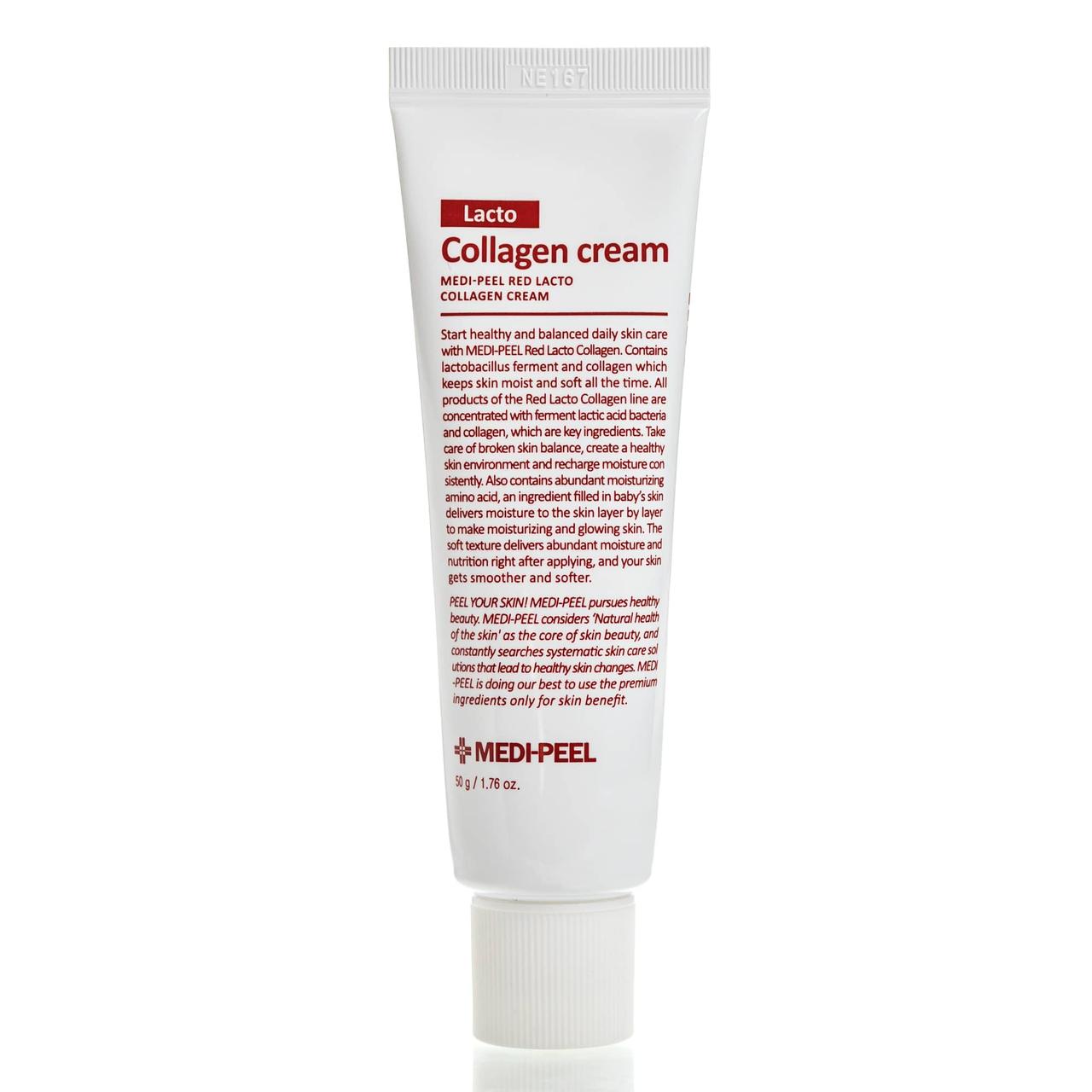 Укрепляющий крем с коллагеном и лактобактериями Medi-Peel Red Lacto Collagen Cream (50 мл)
