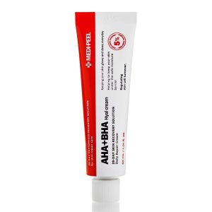 Восстанавливающий крем-пилинг с кислотами Medi-Peel AHA BHA 28 Days Hyal Cream (30 мл) – Купити в Україні Ulitka Beauty