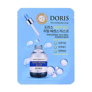 Тканевая маска для лица с гиалуроновой кислотой Doris Hyaluronic Acid Real Essence Mask (25 мл) – Купити в Україні Ulitka Beauty Тканевая маска для лица с гиалуроновой кислотой Doris Hyaluronic Acid Real Essence Mask (25 мл) – Купити в Україні Ulitka Beauty