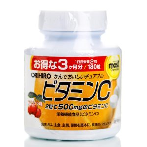 Жевательный витамин С со вкусом ацеролы Orihiro MOST Chewable Tabs Cherry (180 шт - 90 дн) – Купити в Україні Ulitka Beauty Жевательный витамин С со вкусом ацеролы Orihiro MOST Chewable Tabs Cherry (180 шт - 90 дн) – Купити в Україні Ulitka Beauty