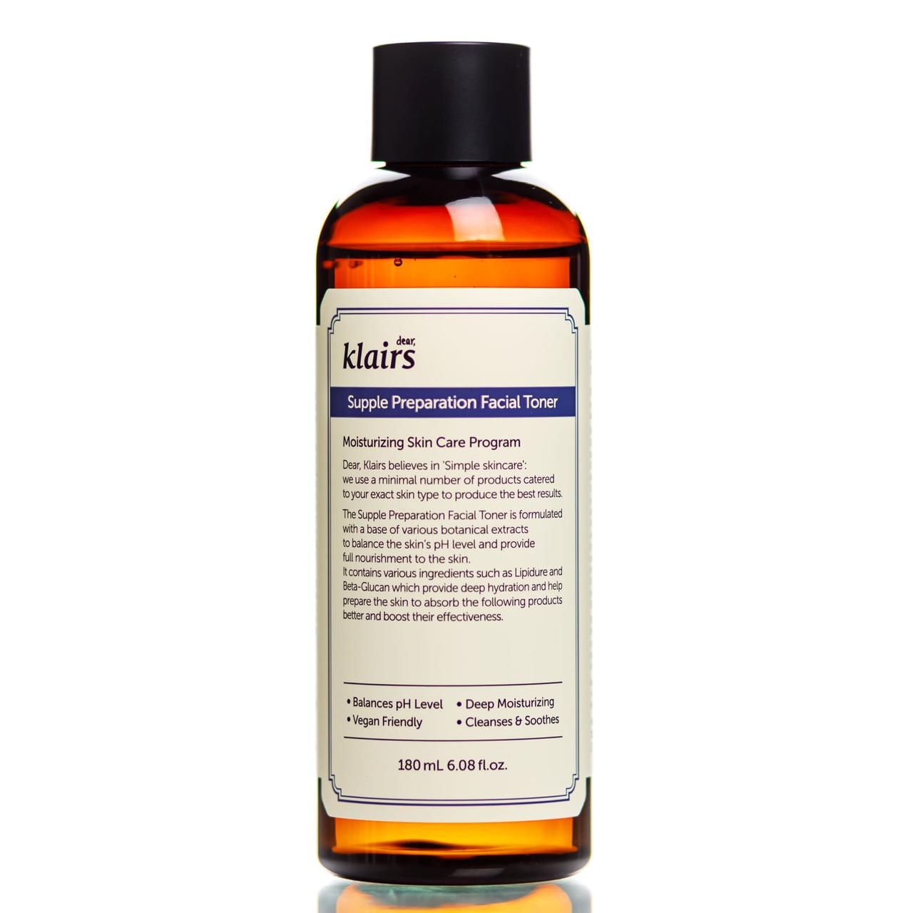 Увлажняющий тонер для лица Klairs Supple Preparation Facial Toner (180 мл)