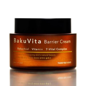 Барьерный крем с бакучиолом и витаминами C и E Thank You Farmer BakuVita Barrier Cream (50 мл) – Купити в Україні Ulitka Beauty