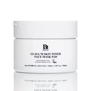 Успокаивающие тонер-пэды с гуавой и азуленом Benton Guava 70 Skin Toner Face Mask Pad (70 шт) – Купити в Україні Ulitka Beauty Успокаивающие тонер-пэды с гуавой и азуленом Benton Guava 70 Skin Toner Face Mask Pad (70 шт) – Купити в Україні Ulitka Beauty