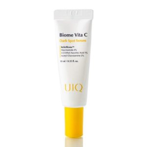 Сыворотка с витамином C против пигментных пятен UIQ Biome Vita C Dark Spot Serum (10 мл) – Купити в Україні Ulitka Beauty Сыворотка с витамином C против пигментных пятен UIQ Biome Vita C Dark Spot Serum (10 мл) – Купити в Україні Ulitka Beauty