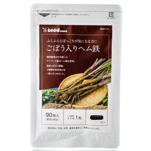 Гемове залізо та фолієва кислота SEEDCOMS Heme Iron (90 шт - 90 дн) – Купити в Україні Ulitka Beauty