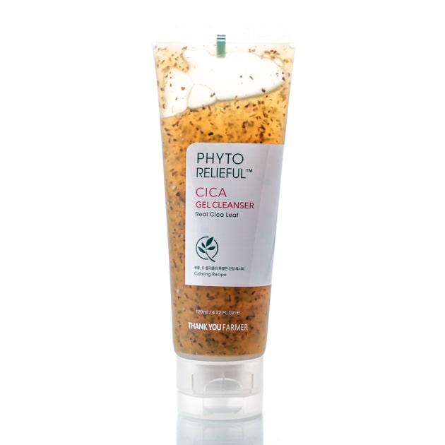 Гель для умывания с экстрактом центеллы THANK YOU FARMER Phyto Relieful Cica Gel Cleanser (120 мл)