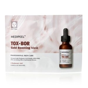 Питательная тканевая маска для лица Medi-Peel Tox-Bor Gold Boosting Mask (25 мл) – Купити в Україні Ulitka Beauty Питательная тканевая маска для лица Medi-Peel Tox-Bor Gold Boosting Mask (25 мл) – Купити в Україні Ulitka Beauty