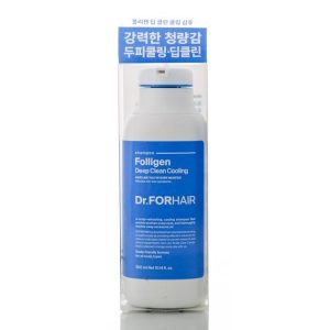 Глубокоочищающий шампунь с охлаждающим эффектом Dr.Forhair Folligen Deep Clean Cooling Shampoo (300 мл) – Купити в Україні Ulitka Beauty