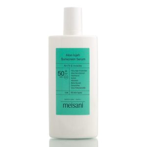 Солнцезащитная крем-сыворотка для лица с алоэ Meisani Aloe Lujah Sunscreen Serum (50 мл) – Купити в Україні Ulitka Beauty