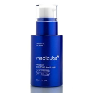 Сыворотка с экзосомами и спикулами для сужения пор 2000 Medicube One Day Exosome Shot Pore Ampoule (30 мл) – Купити в Україні Ulitka Beauty Сыворотка с экзосомами и спикулами для сужения пор 2000 Medicube One Day Exosome Shot Pore Ampoule (30 мл) – Купити в Україні Ulitka Beauty