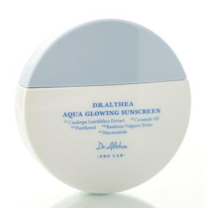Увлажняющий солнцезащитный крем с эффектом сияния Dr. Althea Aqua Glowing Sunscreen SPF50+ PA++++ (45 мл) – Купити в Україні Ulitka Beauty