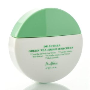 Солнцезащитный крем с зелёным чаем освежающий Dr. Althea Pro Lab Green Tea Fresh Sunscreen SPF50+ (45 мл) – Купити в Україні Ulitka Beauty