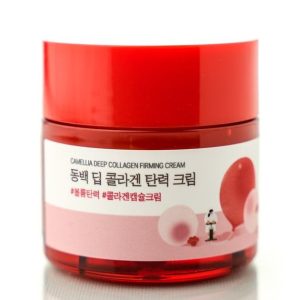 Крем с коллагеном и экстрактом камелии для упругости кожи Round lab Camellia Deep Collagen Firming Cream (50 мл) – Купити в Україні Ulitka Beauty