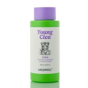 Успокаивающий тонер-эссенция для лица с PDRN и центеллой MEDI-PEEL Young Cica PDRN Trouble Soothing Essence Toner (200 мл) – Купити в Україні Ulitka Beauty