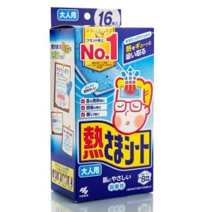 Жаропонижающий пластырь Kobayashi Cooling Adult Sheet (1 уп - 16 шт) – Купити в Україні Ulitka Beauty